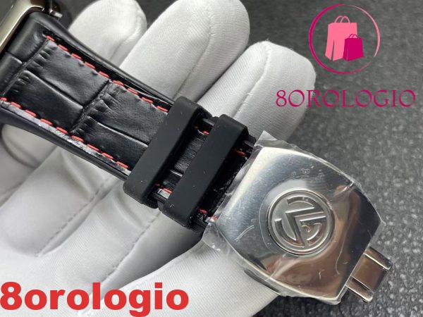 Replica Franck Muller Vanguard V45 Croatia ZVONIMIR Acciaio Cinturino in Pelle 1:1 Migliore Copia ABF 45mm Orologio - immagine 8