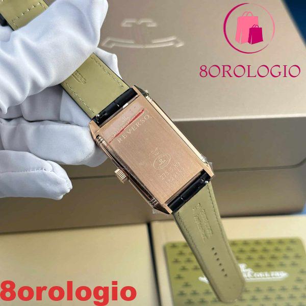 Jaeger – LeCoultre Reverso Tribute Monoface Small Seconds Q7132521 Oro Rosa Quadrante Argento Migliore Replica MGF 45.6×27.4mm Orologio - immagine 9
