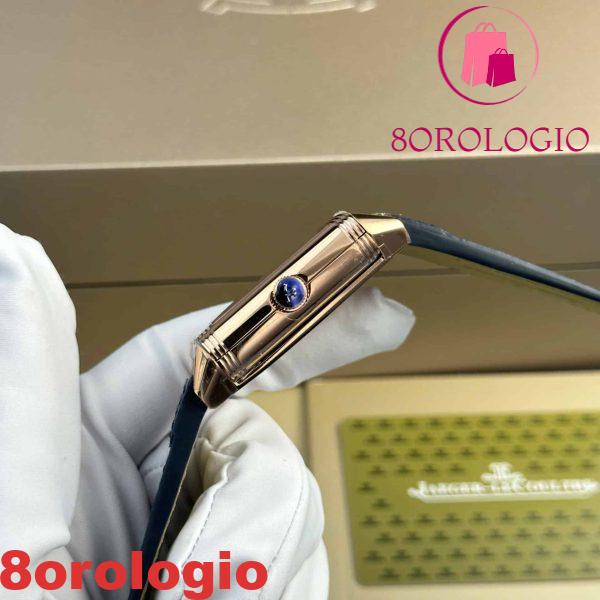 Jaeger-LeCoultre Reverso Tribute Duoface Small Seconds Q398258J Quadrante Blu Migliore Replica MGF 47×28.3mm Orologio - immagine 9