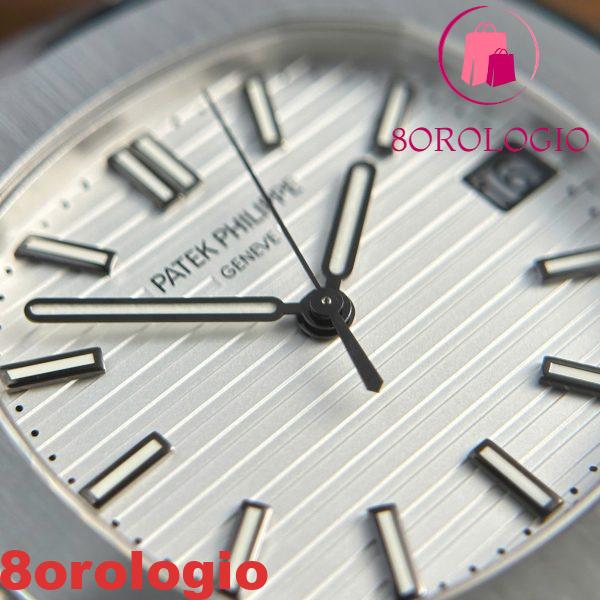 Patek Philippe Nautilus 5711/1A-011 Quadrante Bianco Replica Modificata 1:1 Super Clone 40mm Orologio - immagine 8