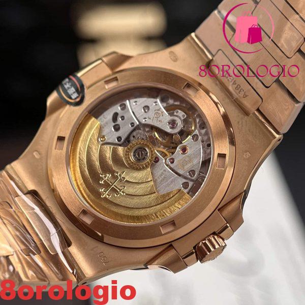 Patek Philippe Nautilus 5711/1R Oro Rosa Quadrante Grigio Replica Super Clone Fabbrica 3K 40mm Orologio - immagine 8