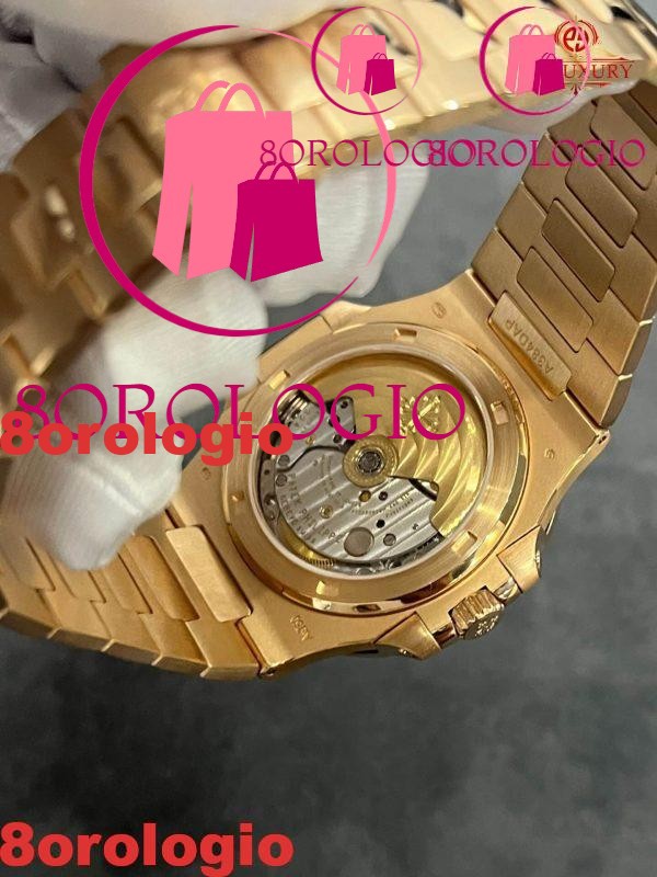 Patek Philippe Nautilus 5723/112R-001 18K Oro Massiccio Rubino Naturale 40mm Replica Orologio - immagine 8