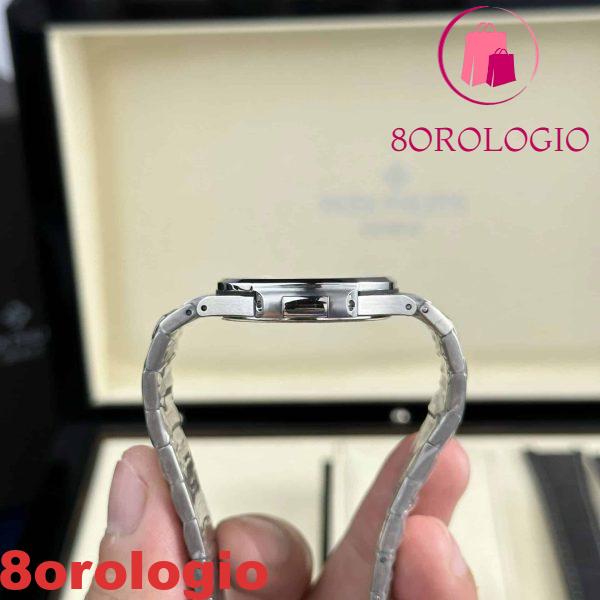 Patek Philippe Nautilus 7010 Quadrante Argento Donna Svizzero al Quarzo Migliore Replica 32mm Orologio - immagine 10