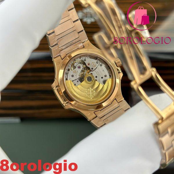 Patek Philippe Nautilus 7118/1R-001 Oro Rosa Quadrante Bianco Replica Migliore 3KF 35.2mm Orologio - immagine 8