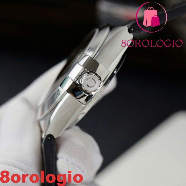 Omega Constellation Co-Axial Master Chronometer Quadrante Grigio Rodio Cinturino in Pelle Replica Migliore VSF 41mm Orologio - immagine 9