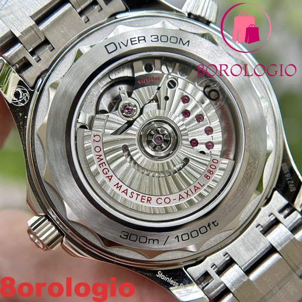 Omega Seamaster Diver 300M Replica Migliore Acciaio Quadrante Blu 42mm Orologio - immagine 9