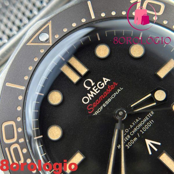 Omega Seamaster James Bond 007 No Time To Die Titanio Migliore Replica VSF 42mm Orologio - immagine 11