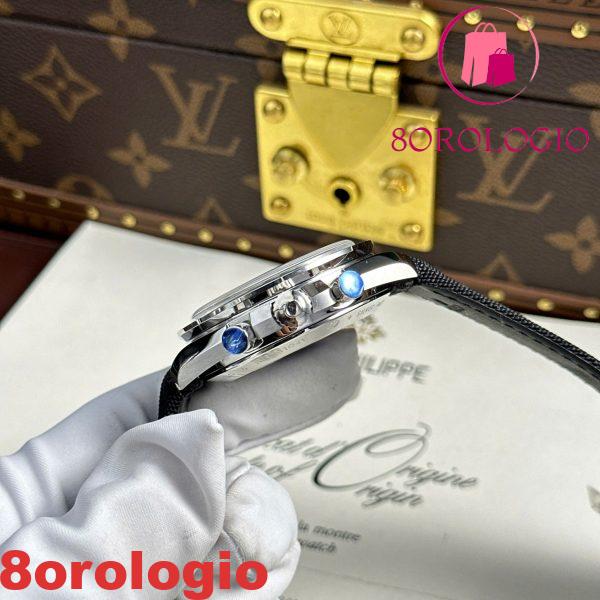 Omega Speedmaster Apollo 13 Silver Snoopy Award Quadrante Bianco Cinturino in Tessuto Replica 42mm Orologio - immagine 10