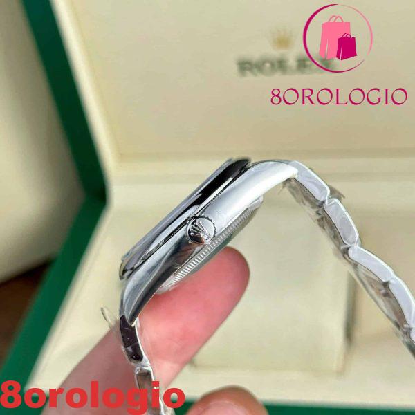 Replica Rolex Oyster Perpetual 126000 Quadrante Rosso Corallo 1:1 Clean Factory 36mm Orologio - immagine 9