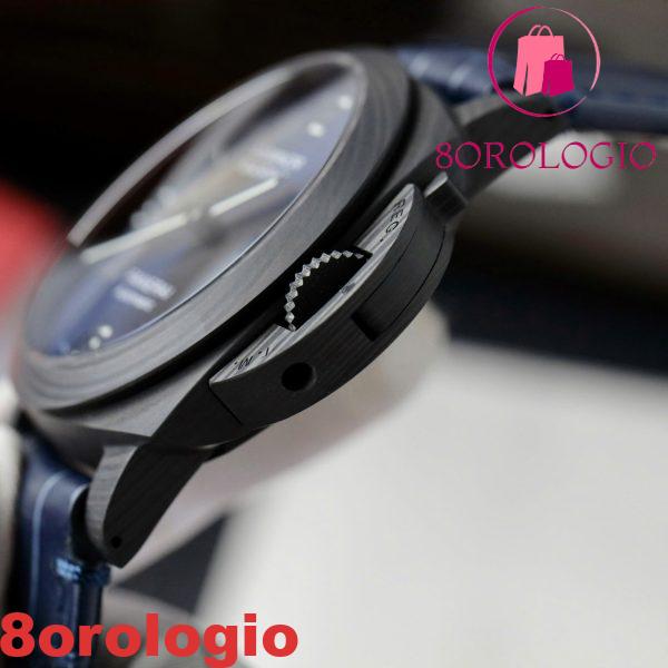 Panerai Luminor Marina Carbotech Blu Notte Quadrante Blu PAM1664 Miglior Replica VSF 44mm Orologio - immagine 9