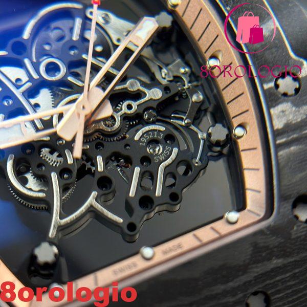 Richard Mille RM055 Asia Edition Bubba Watson Carbon TPT 1:1 Super Clone Best Replica APSF 42,7mm Orologio - immagine 13