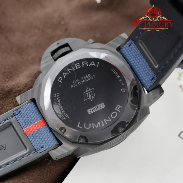 Panerai Luminor Marina Carbotech Luna Rossa PAM 1529 Quadrante Blu 1:1 Migliore Replica VSF 44mm Orologio - immagine 8
