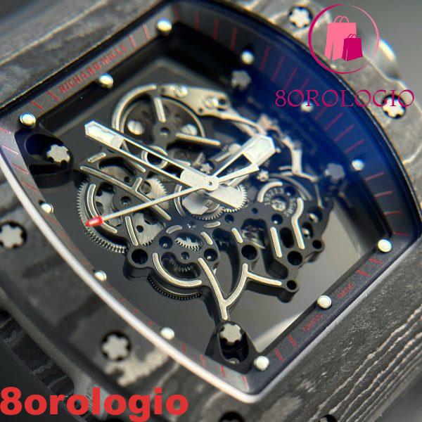 Richard Mille RM055 Bubba Watson Dark Legend Replica 1:1 Migliore Edizione APSF 42.7mm Orologio - immagine 11