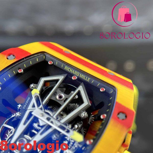 Richard Mille RM27-03 Rafael Nadal Tourbillon Carbon TPT Miglior Replica BBR 40.3mm Orologio - immagine 9