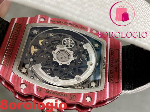 Richard Mille RM67-02 Mutaz Barshim Quart TPT Extra Flat Replica 1:1 Super Clone 38,7 X 47,52 mm Orologio - immagine 8