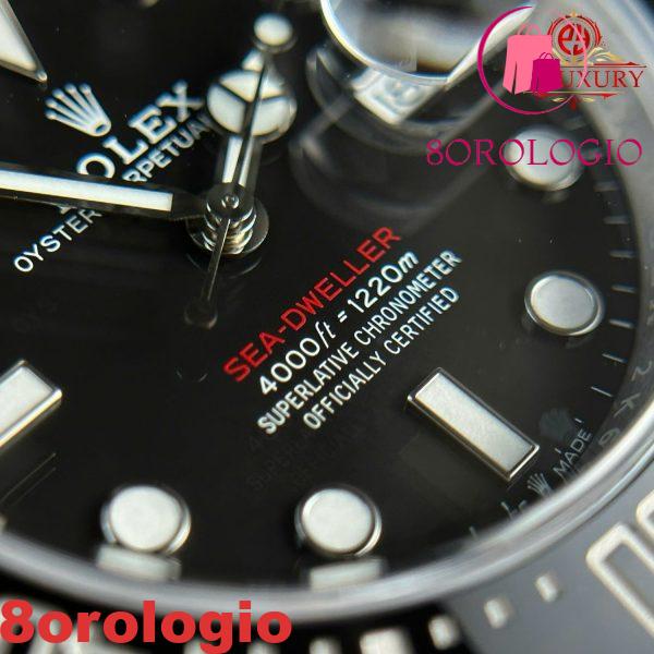 Rolex Sea-Dweller 126600-0002 Quadrante Nero Migliore Replica VS Factory 43mm Orologio - immagine 13