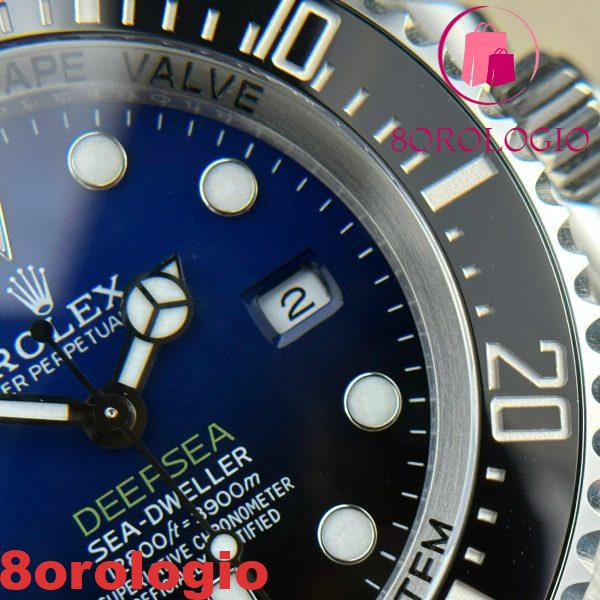 Rolex Sea-Dweller Deepsea 126660 D-Blue Dial Miglior Replica V9 Factory 44mm Orologio - immagine 15