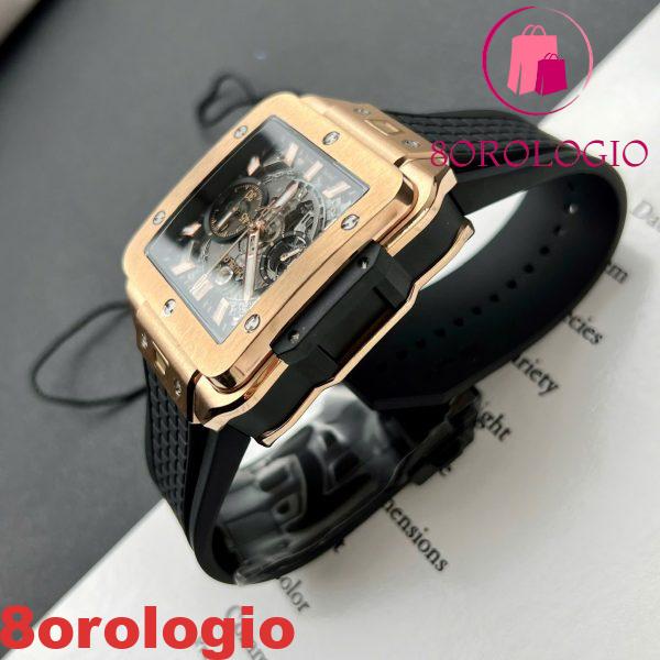 Replica di Alta Qualità Hublot Square Bang Unico King Gold BBF 42mm Orologio - immagine 9