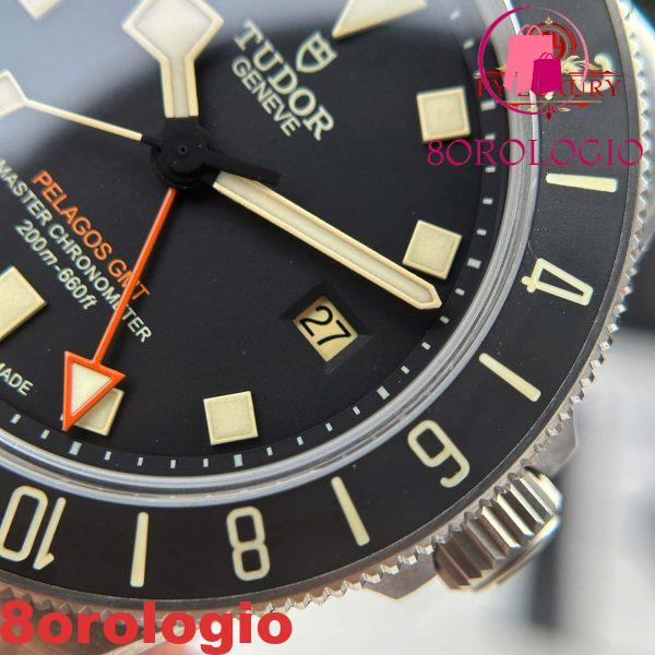 Tudor Pelagos FXD GMT Titanium M2542G247NU-0002 Quadrante Nero 42mm Migliore Replica Orologio - immagine 10