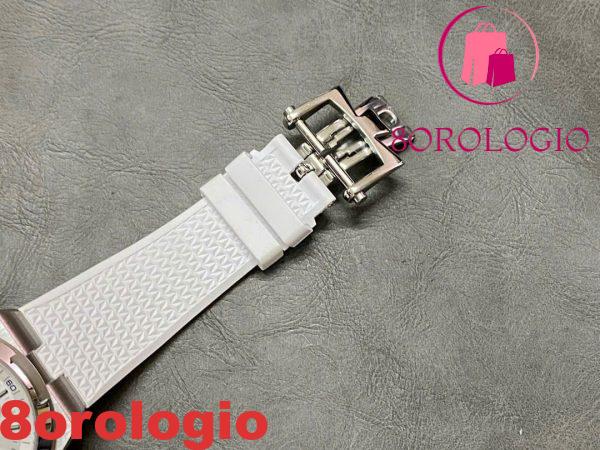 Vacheron Constantin Overseas 4300V Calendario Perpetuo Quadrante Argento Cinturino in Gomma Replica Migliore 41.5mm Orologio - immagine 8