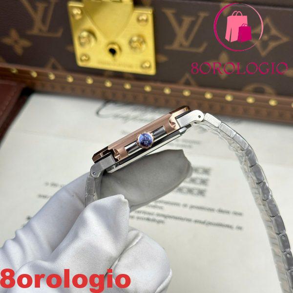Patek Philippe Cubitus 5821/1AR-001 Bicolore Acciaio Oro Rosa Quadrante Blu 1:1 Replica 45mm Orologio - immagine 8
