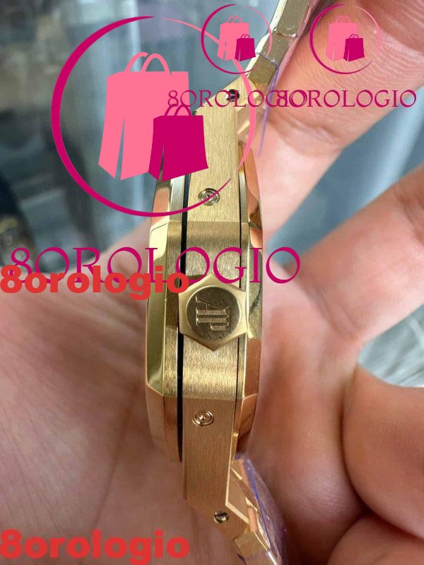Audemars Piguet Royal Oak Calendario Perpetuo 26574BA Quadrante Blu Oro Giallo 18K Migliore Replica 41mm Orologio - immagine 14