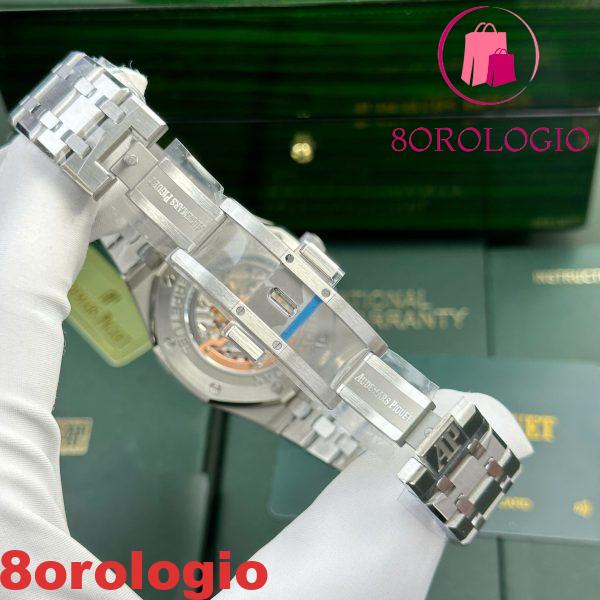 Audemars Piguet Royal Oak Calendario Perpetuo 26574ST Quadrante Blu Replica di Migliore Qualità 41mm Orologio - immagine 10