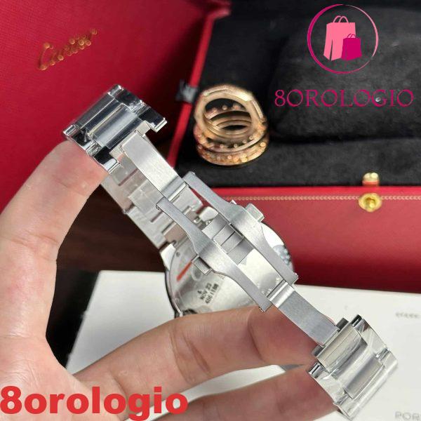 Cartier Ballon Bleu W69012Z4 Quadrante Bianco Replica Migliore 42mm Orologio - immagine 10