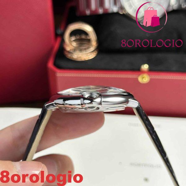 Cartier Ballon Bleu WSBB0026 Orologio da Uomo Quadrante Bianco Cinturino in Pelle Migliore Replica AF 42mm Orologio - immagine 12