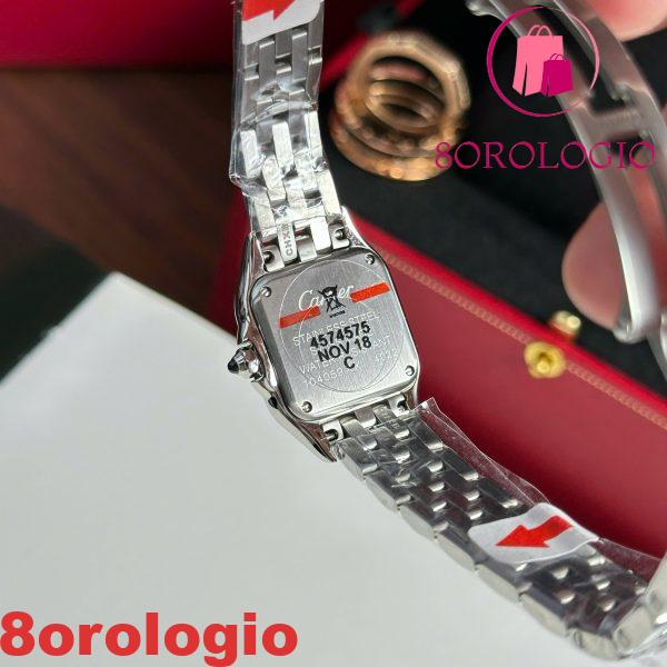 Cartier Panthère De Cartier Acciaio Modello Piccolo Quadrante Bianco Replica BVF 23mm X 30mm Orologio - immagine 10