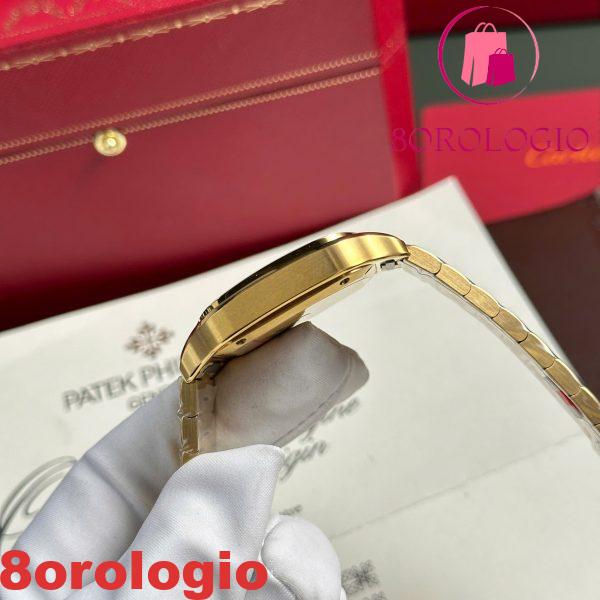 Cartier Santos WGSA0030 Oro Giallo Quadrante Bianco Modello Medio Replica BVF Migliore 35.1mm Orologio - immagine 12