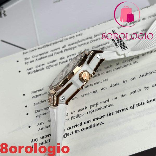 Hublot Big Bang One Click King Gold Pave White Full Moissanite Replica 39mm Orologio - immagine 11
