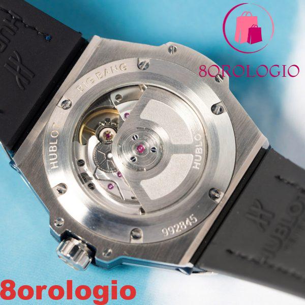 Hublot Big Bang One Click Steel Blue Pavé CZ Stones Replica 39mm Orologio - immagine 10
