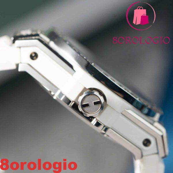 Hublot Big Bang One Click Steel White Pavé Custom Natural Diamonds Migliore Replica 39mm Orologio - immagine 11