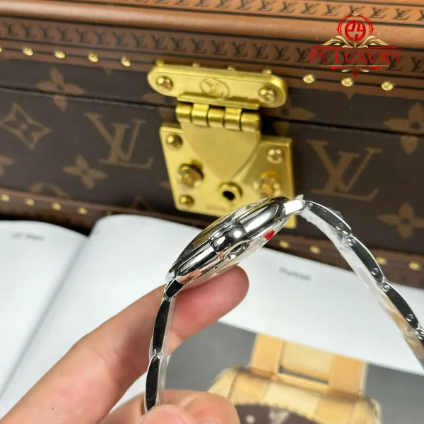 Cartier Ballon Bleu De Cartier Acciaio Quadrante Marrone Migliore Replica AF 40mm Orologio - immagine 12