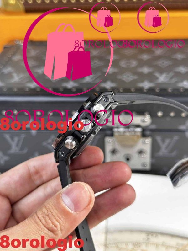 Hublot Big Bang Unico Black Magic Quadrante Nero Migliore Replica BBF 42mm Orologio - immagine 11