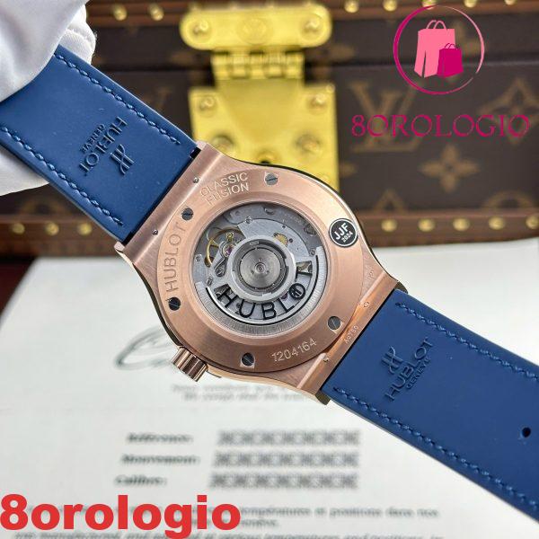 Hublot Classic Fusion King Gold Quadrante Blu Miglior Replica JJF 42mm Orologio - immagine 10
