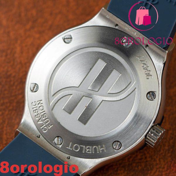 Replica Orologio Donna Hublot Classic Fusion Titanio Quadrante Grigio Gomma 33mm Orologio - immagine 10