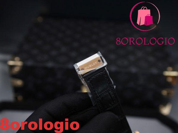 Hublot Classic Fusion Titanium King Gold Quadrante Nero Migliore Replica 42mm Orologio - immagine 9