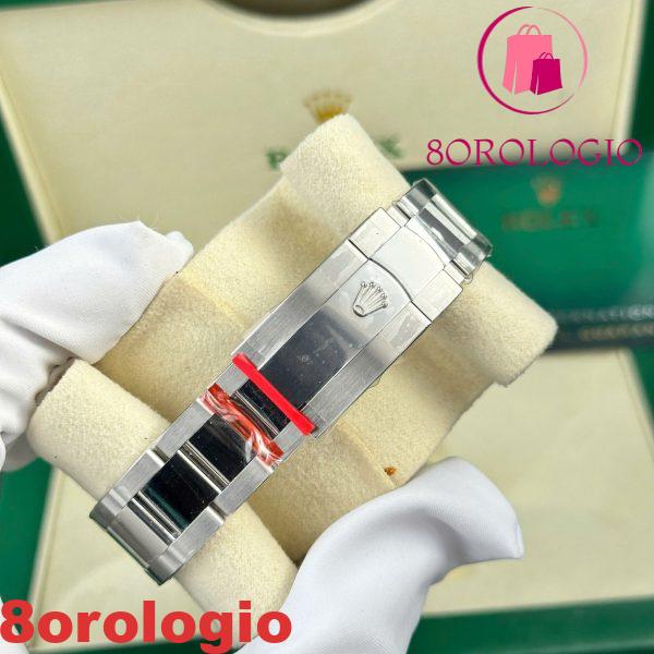Replica Rolex Datejust 126200-0024 Quadrante Verde Menta Lunetta Liscia Bracciale Oyster VSF Miglior Replica 36mm Orologio - immagine 9