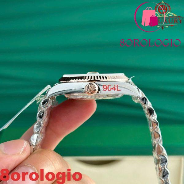 Rolex Datejust 126231-0019 Bicolore Quadrante Nero con Diamanti Oro 10K Rivestito Jubilee Miglior Replica GMF 36mm Orologio - immagine 13