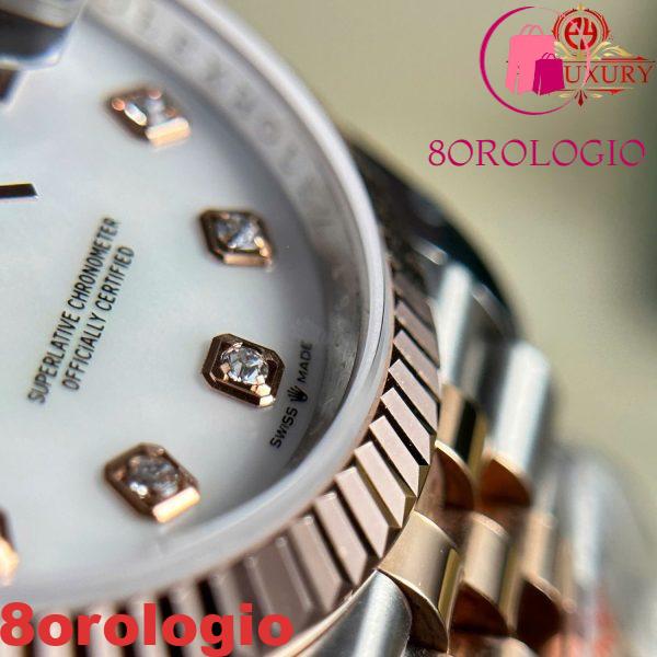 Replica Rolex Datejust 126231-0021 Bicolore Quadrante MOP Oro 10K Migliore Replica 36mm Orologio - immagine 13