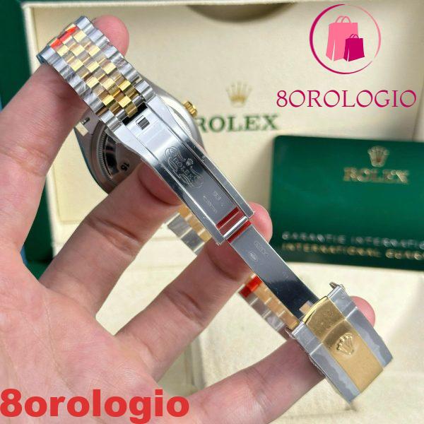 Rolex Datejust 126233 Due Toni Oro Giallo Quadrante Champagne Bracciale Jubilee Replica di Alta Qualità VSF 36mm Orologio - immagine 10
