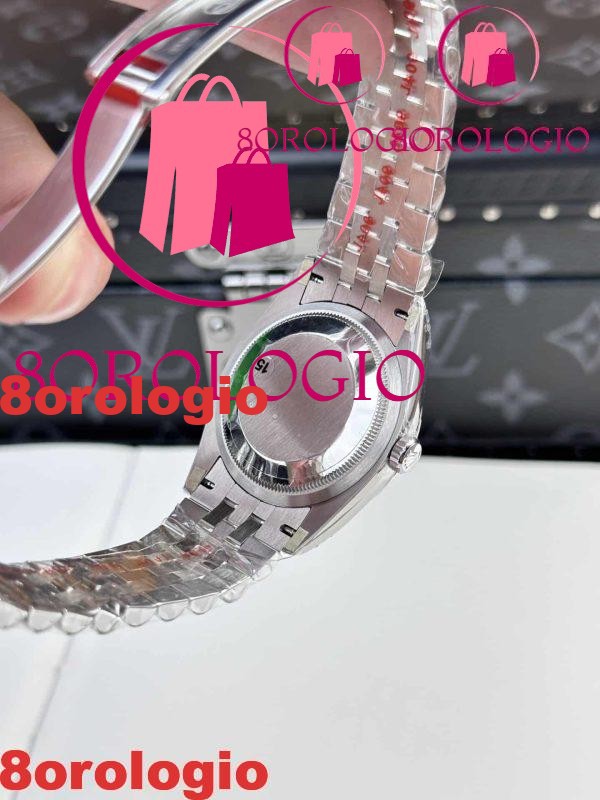 Rolex Datejust 126234 Quadrante Nero Diamanti Jubilee 1:1 Replica 36mm Orologio - immagine 11