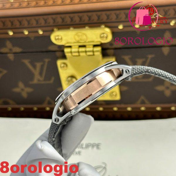 Audemars Piguet Code 11.59 Tourbillon Openworked 26600CR Quadrante Grigio Cinturino in Tessuto Migliore Replica 1:1 APPF 41mm Orologio - immagine 12