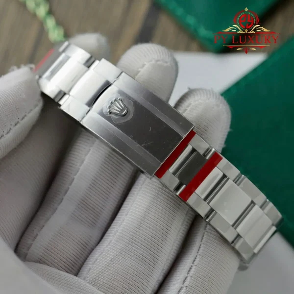 Rolex Datejust 126300 Quadrante Blu Lunetta Liscia Bracciale Oyster 1:1 Migliore Replica VSF 41mm Orologio - immagine 9