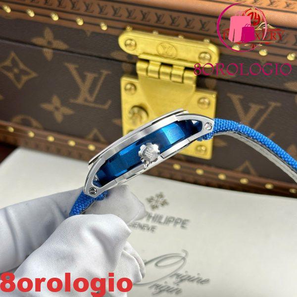 Audemars Piguet Code 11.59 Tourbillon Openworked 26600NB Cinturino in Tessuto Blu Elettrico 1:1 Migliore Replica APPF 41mm Orologio - immagine 11