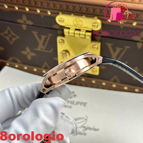 Audemars Piguet Code 11.59 Tourbillon Openworked 26600OR Oro Rosa Cinturino in Pelle 1:1 Migliore Replica APPF 41mm Orologio - immagine 12