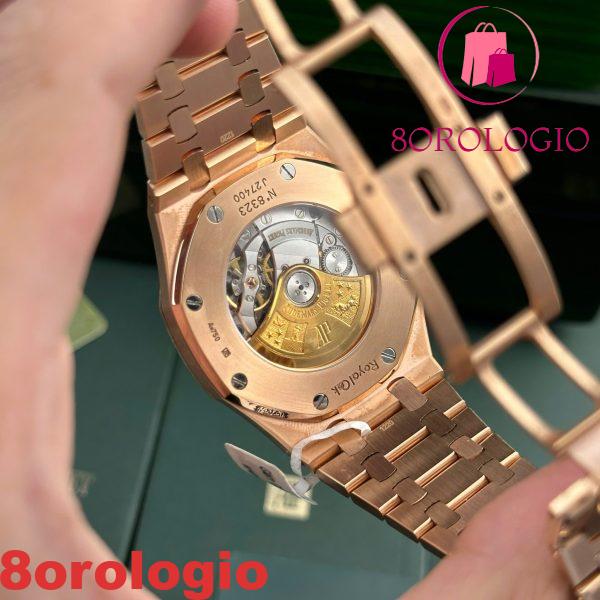 Audemars Piguet Royal Oak 15400OR Quadrante Nero Oro 18K Rivestito Migliore Replica Orologio ZF 41mm Orologio - immagine 11