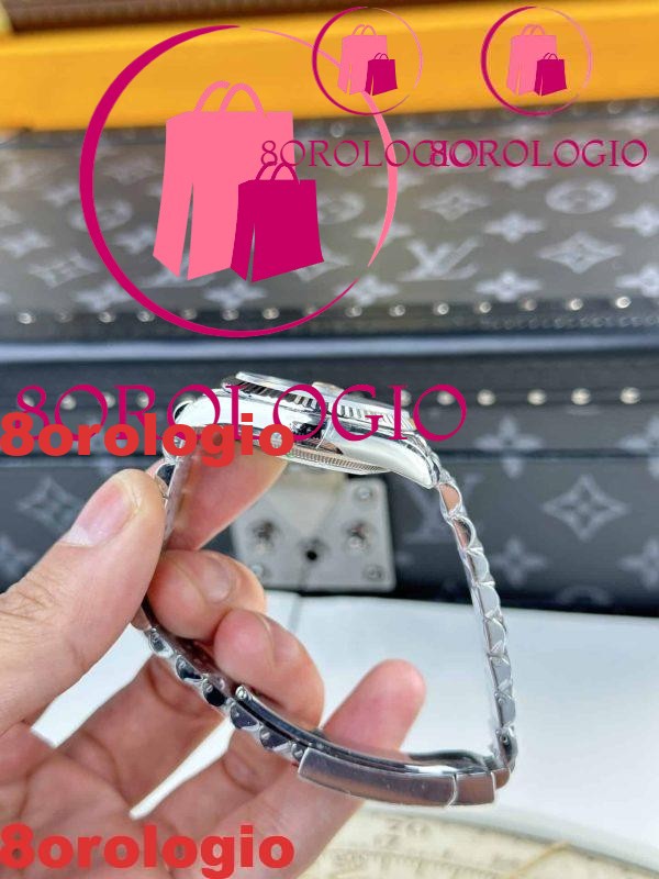 Rolex Datejust Quadrante Blu con Motivo Diamanti Jubilee Alta Qualità Replica 36mm Orologio - immagine 12